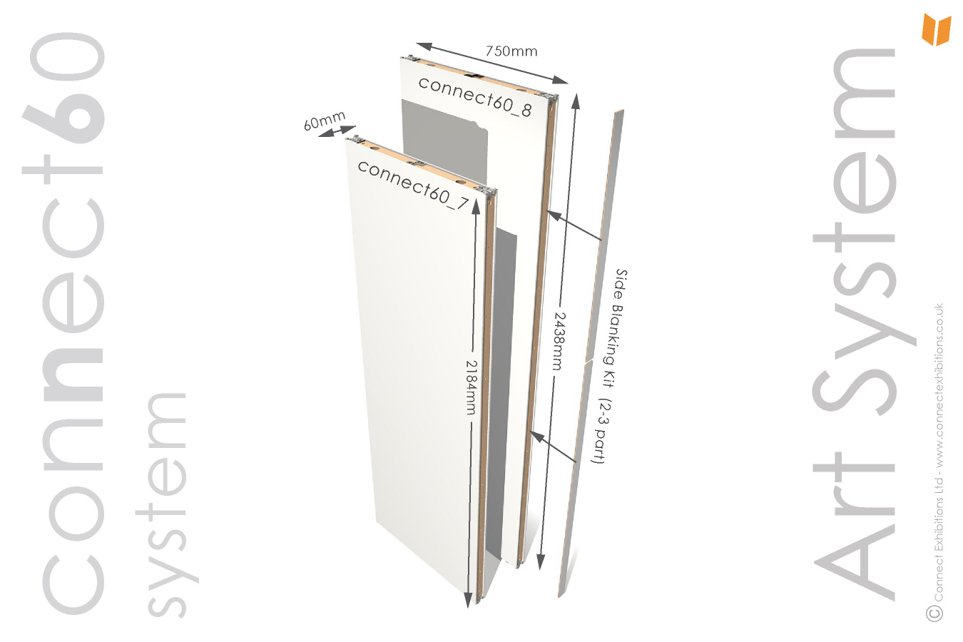 (KeyPhrase_2), two professional ply wood systems use for hanging artwork in an art gallery or exhibition, or by artists in studios.  Handmade in the UK.