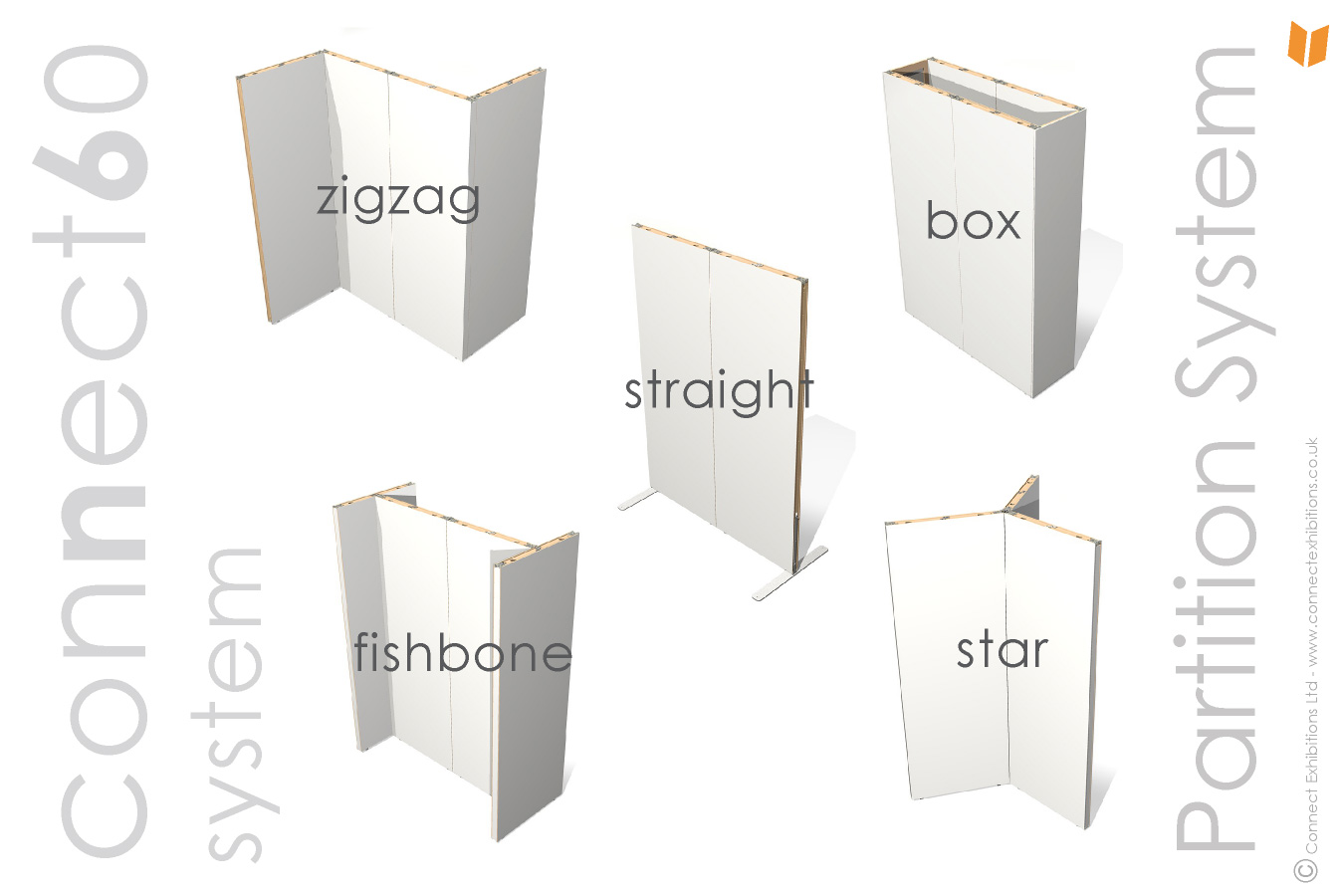 (KeyPhrase_5) - the different configurations that can be created by our (LC_KeyPhrase_PL_0) to create various wall layouts.